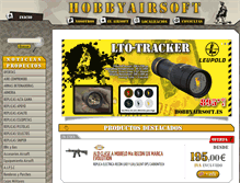 Tablet Screenshot of hobbyairsoft.es